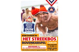 Nieuwjaarsduik in Het Streekbos