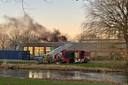 Uitslaande brand in school Grootebroek