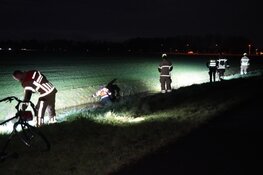 Fiets te water in Grootebroek, blijkt loos alarm