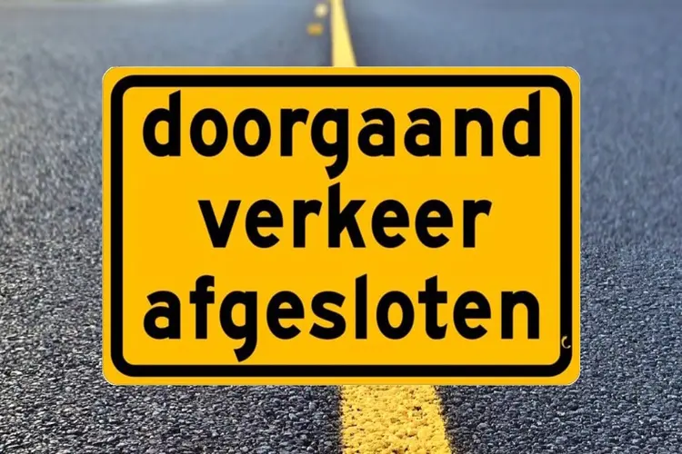 Raadhuislaan bij Waterweide afgesloten