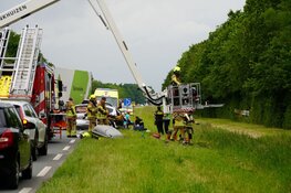 Meerdere zwaargewonden bij ongeval op N505