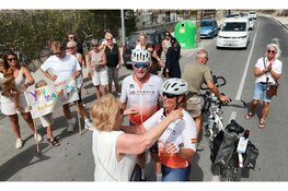 Blinde Alice fietste op tandem van Eindhoven naar de Costa Blanca