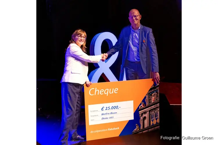 Westfries Museum ontvangt €25.000 van Rabobank  voor vernieuwing en verbouwing