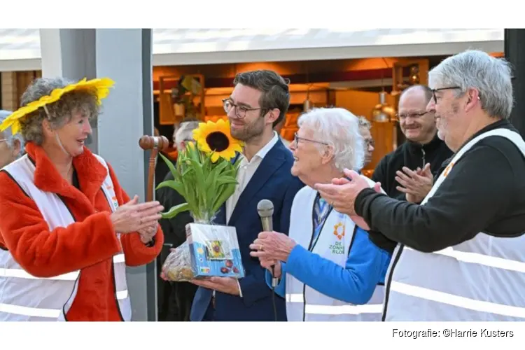 Fusie van afdelingen de Zonnebloem gevierd