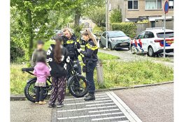 Aanrijding tussen fatbike en auto op de Hertog Albrechtstraat in Bovenkarspel