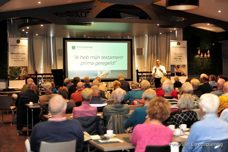 Gratis lezing over het testament en levenstestament in Grootebroek