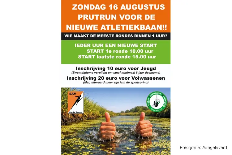 Doe mee met de prutrun bij SAV en SSV!