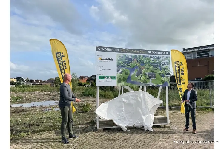 Onthulling bouwbord Zessteden Oase