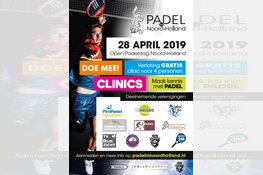 Unieke samenwerking regionale padelverenigingen leidt tot open dag op 28 april