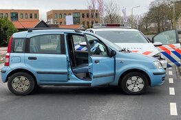 Aanhouding na overval Bovenkarspel, politiewagen in aanrijding