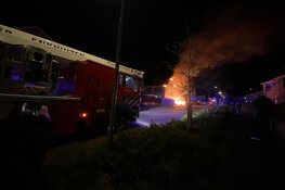 Flinke brand bij woning in Enkhuizen