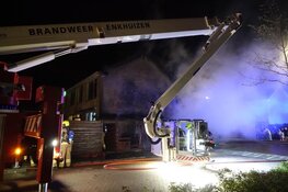 Flinke brand bij woning in Enkhuizen