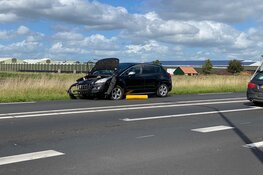 Twee gewonden bij frontale botsing N505