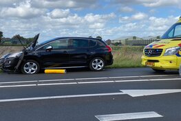 Twee gewonden bij frontale botsing N505