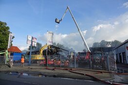 Schade brand Grootebroek overdag goed zichtbaar