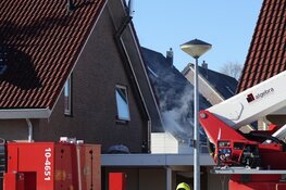 Dakbrand in Bovenkarspel