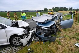 Zeven gewonden bij ongeval Enkhuizen, weg nog uren afgesloten