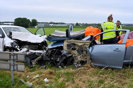 Zeven gewonden bij ongeval Enkhuizen, weg nog uren afgesloten