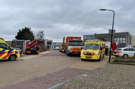 As ingezakt op monteur in Grootebroek, hulpdiensten rukken massaal uit