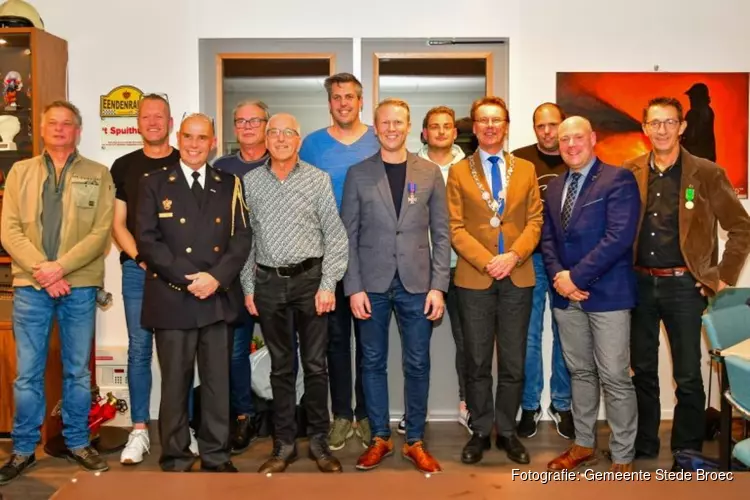 Afscheid brandweerlieden Stede Broec